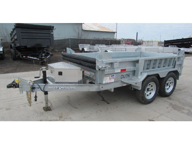 2025 Silver Mountain Trailers 5x10ft Galvanized Dump