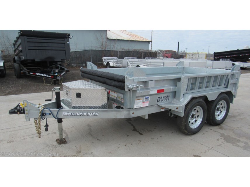 New 2025 Silver Mountain Trailers 5x10ft Galvanized Dump available in East Bethel, Minnesota