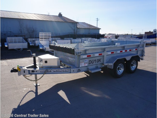 2025 Silver Mountain Trailers 6x12ft Galvanized Dump