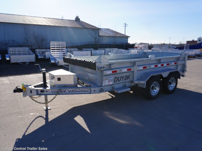 New 2025 Silver Mountain Trailers 6x12ft Galvanized Dump available in East Bethel, Minnesota