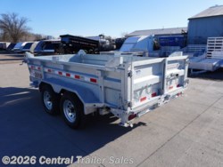 2025 6x12ft Galvanized Dump by Silver Mountain Trailers from Central Trailer Sales in East Bethel, Minnesota