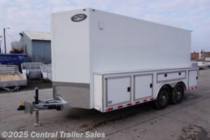 2025 CellTech 7x16ft Galvanized Enclosed Service Trailer