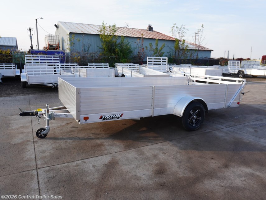 New 2025 Triton Trailers 81"x14ft Aluminum Utility available in East Bethel, Minnesota