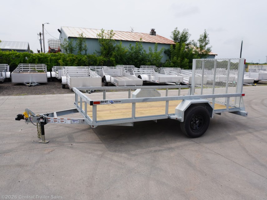 New 2026 Drive Trailers 6x12ft Galvanized Utility available in East Bethel, Minnesota