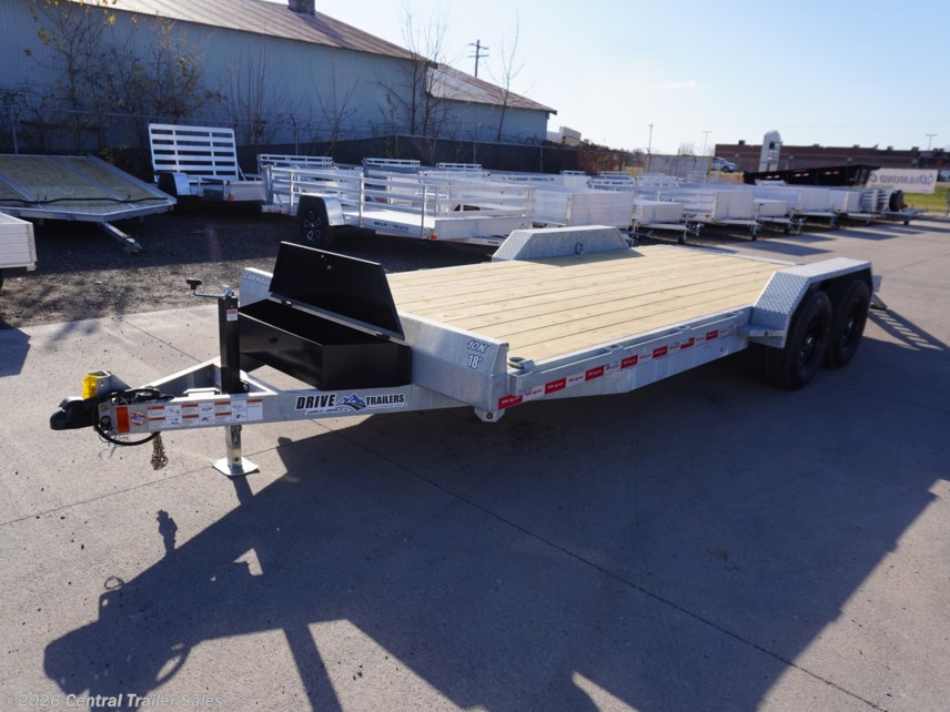 New 2026 Drive Trailers 83"x18ft Galvanized Car Hauler available in East Bethel, Minnesota