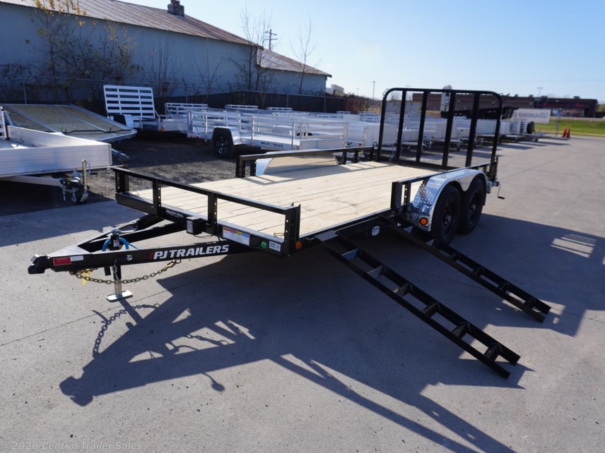 New 2026 PJ Trailers UL 83"x16ft Utility available in East Bethel, Minnesota