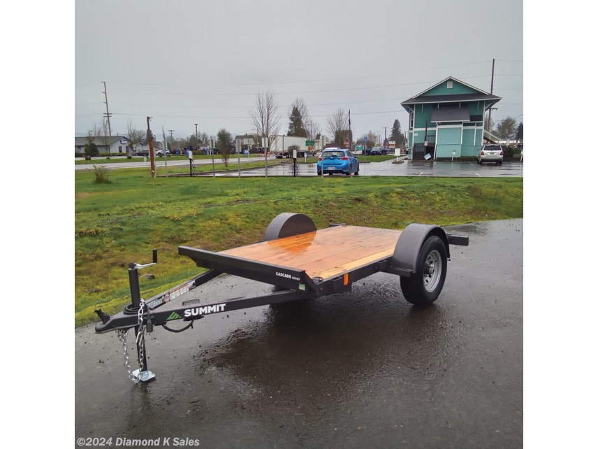 New 2024 Summit Trailer Cascade 5&apos; X  8&apos; 5.2K Flatbed available in Halsey, Oregon