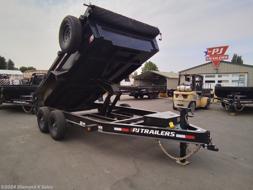 New 2024 PJ Trailers Dump 7&apos; X 14&apos; 14K DL 28&quot; Low Pro available in Halsey, Oregon