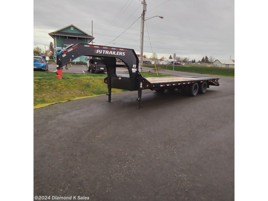 New 2024 PJ Trailers Flatdeck LD 102&quot; X 25&apos; 25K Low Pro available in Halsey, Oregon
