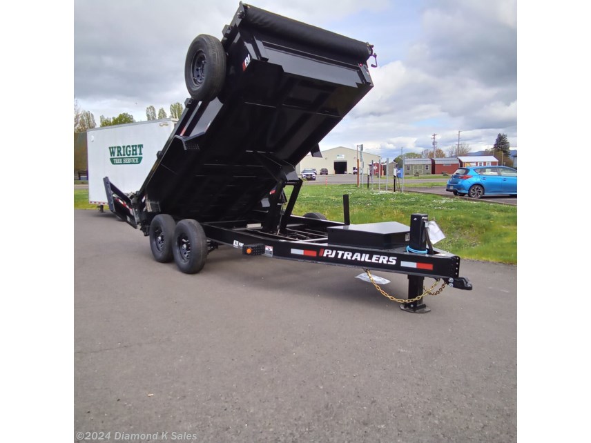 New 2024 PJ Trailers Dump DL 7&apos; x 14&apos; 14k 24&quot; Low Pro available in Halsey, Oregon
