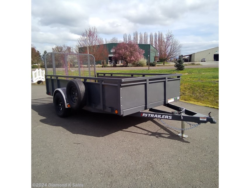 New 2024 PJ Trailers Utility U7 77 X 12&apos; 3k available in Halsey, Oregon