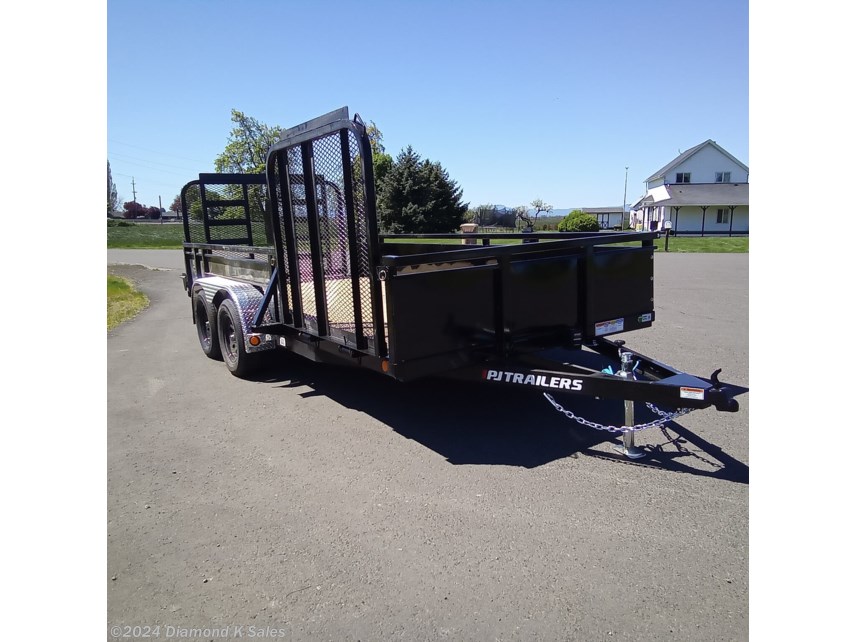 New 2024 PJ Trailers Utility UL 7&apos; x 16&apos; 7k available in Halsey, Oregon