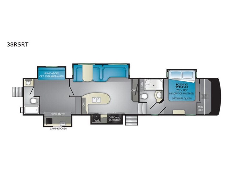 Email now about this 2020 Heartland ElkRidge 38RSRT! Used 2020 Heartland ElkRidge 38RSRT available in Strafford, Missouri