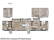 Call now about this 2025 Alliance RV Benchmark 44LFT! 2025 Alliance RV Benchmark 44LFT - New Destination Trailer For Sale by Blue Compass RV Spartanburg in Duncan, South Carolina features Slideout