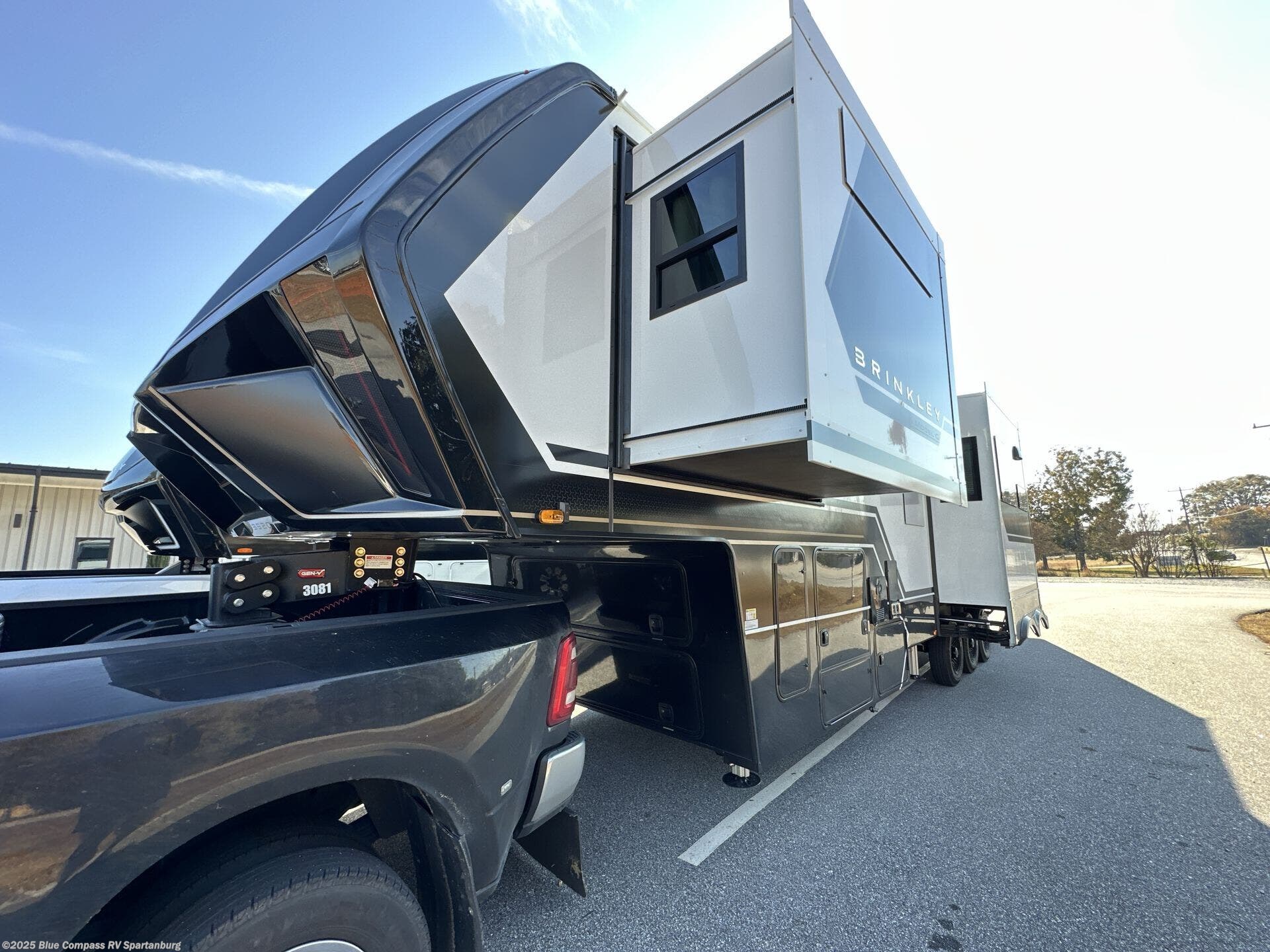 Call now about this 2026 Brinkley RV Model G 3520! 2026 Brinkley RV Model G 3520 - New Toy Hauler For Sale by Blue Compass RV Spartanburg in Duncan, South Carolina
