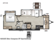 Call now about this 2026 Forest River Aurora 26FKDS! 2026 Forest River Aurora 26FKDS - New Travel Trailer For Sale by Blue Compass RV Spartanburg in Duncan, South Carolina features Slideout