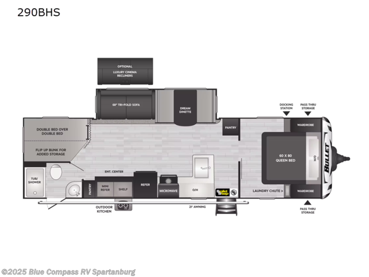 Email now about this 2023 Keystone Bullet 290BHS! Used 2023 Keystone Bullet 290BHS available in Duncan, South Carolina