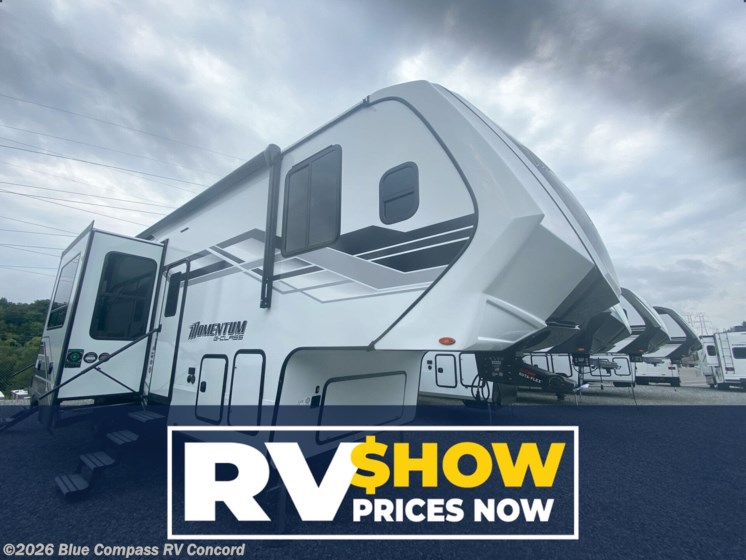 Email now about this 2026 Grand Design Momentum G-Class 320G! New 2026 Grand Design Momentum G-Class 320G available in Concord, North Carolina