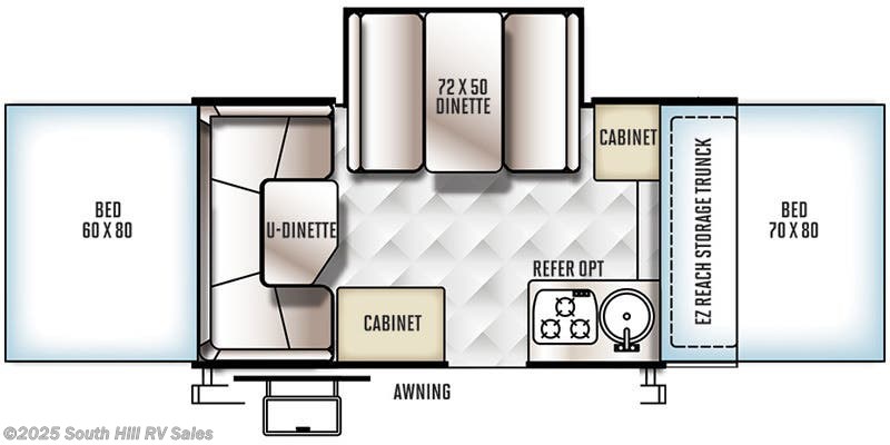 Stock Image for 2017 Forest River 2317G (options and colors may vary)