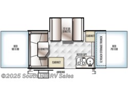Stock Image for 2017 Forest River 2317G (options and colors may vary) 2017 Forest River Rockwood Premier 2317G - Used Expandable Trailer for sale by South Hill RV Sales in Puyallup, Washington