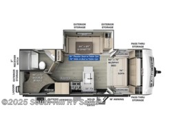 Stock Image for 2025 Forest River 2509S (options and colors may vary) 2025 Forest River Rockwood Mini Lite 2509S - New Travel Trailer for sale by South Hill RV Sales in Puyallup, Washington