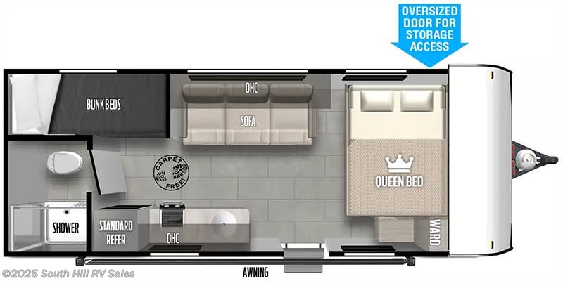 Stock Image for 2025 Forest River 174BHLE (options and colors may vary)