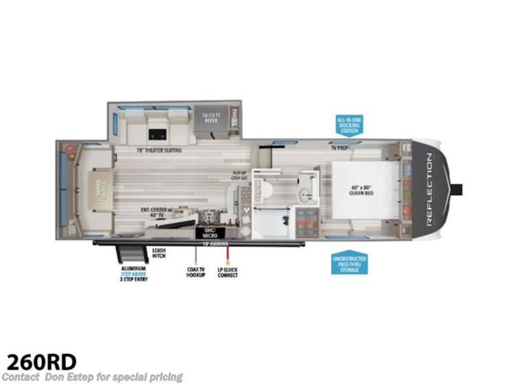 Email now about this 2026 Grand Design Reflection 150 260RD! New 2026 Grand Design Reflection 150 260RD available in Southaven, Mississippi
