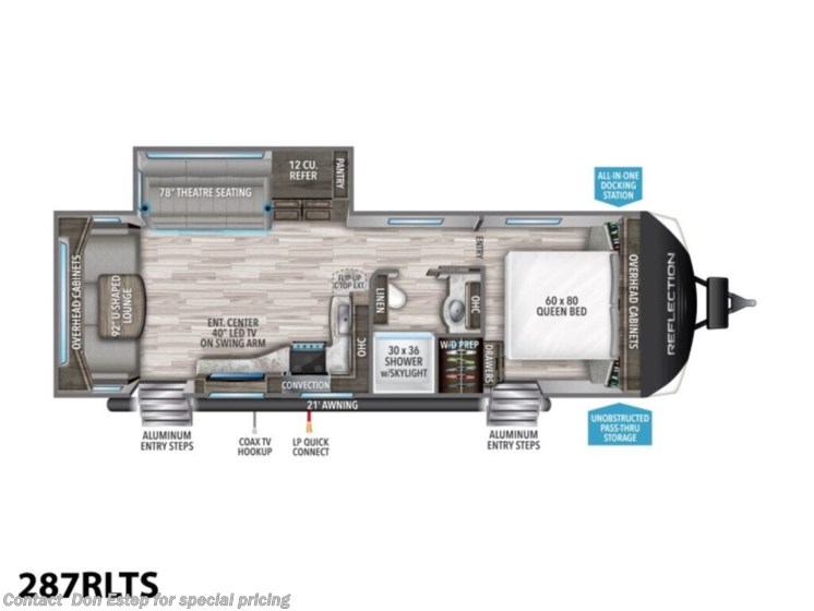 Email now about this 2020 Grand Design Reflection 287RLTS! Used 2020 Grand Design Reflection 287RLTS available in Southaven, Mississippi