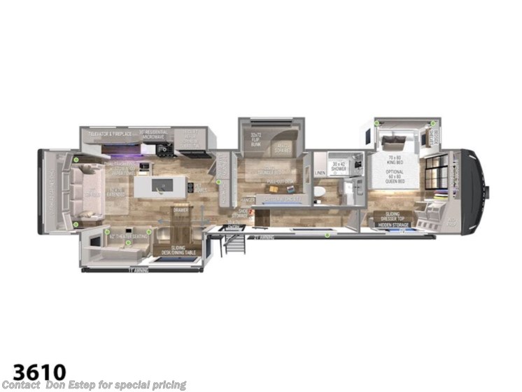 Email now about this 2024 Brinkley RV Model Z 3610! Used 2024 Brinkley RV Model Z 3610 available in Southaven, Mississippi