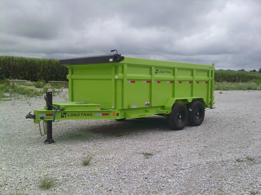 New 2026 Load Trail DL 83" x 14' Tandem Axle Dump Low-Pro Dump Trailer available in Urbana, Iowa