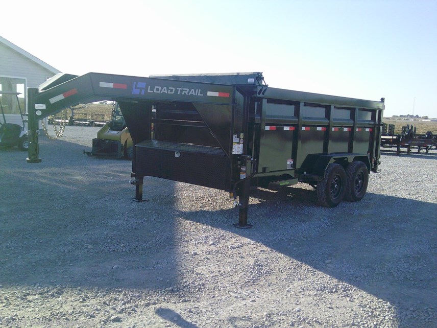 New 2026 Load Trail DG 83"x14' Tandem Axle Gooseneck Low-Pro Dump Trailer available in Urbana, Iowa