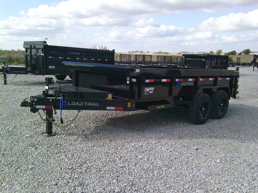 New 2026 Load Trail DL 83" x 14' Tandem Axle Dump Low-Pro Dump Trailer available in Urbana, Iowa