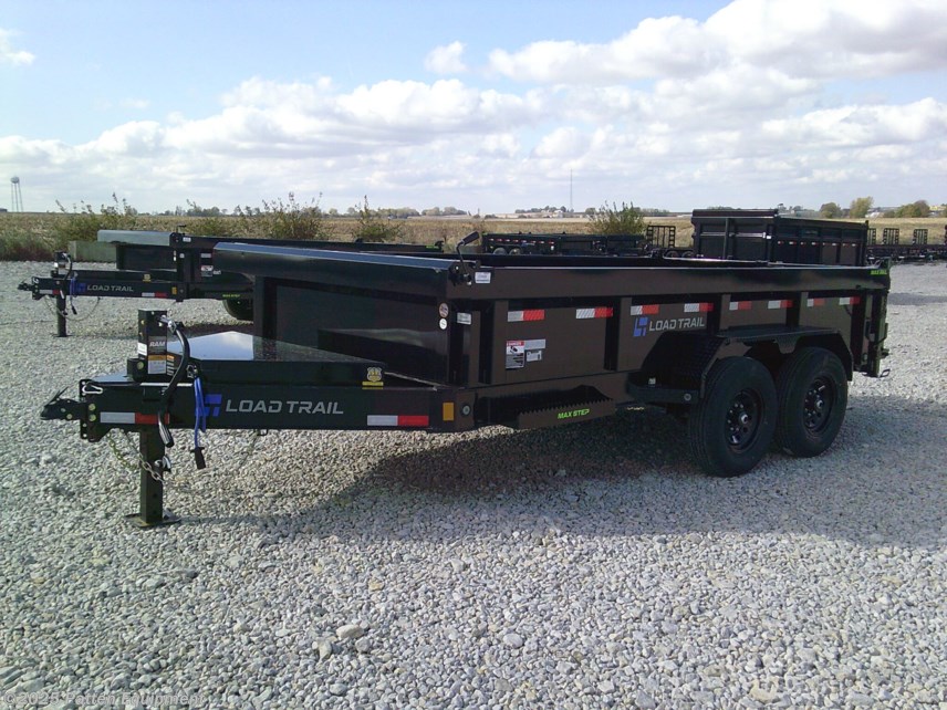 New 2026 Load Trail DL 83" x 14' Tandem Axle Dump Low-Pro Dump Trailer available in Urbana, Iowa