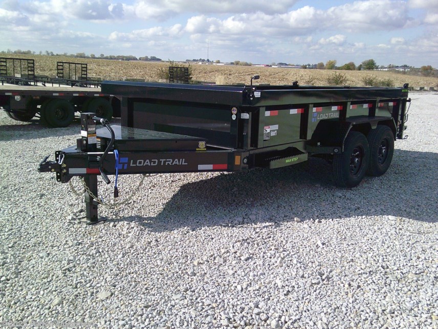 New 2026 Load Trail DL 83" x 14' Tandem Axle Dump Low-Pro Dump Trailer available in Urbana, Iowa