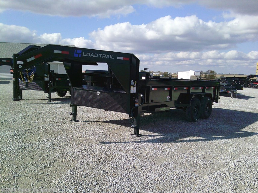 New 2026 Load Trail DG 83" x 16' Tandem Axle Gooseneck Low-Pro Dump Trail available in Urbana, Iowa