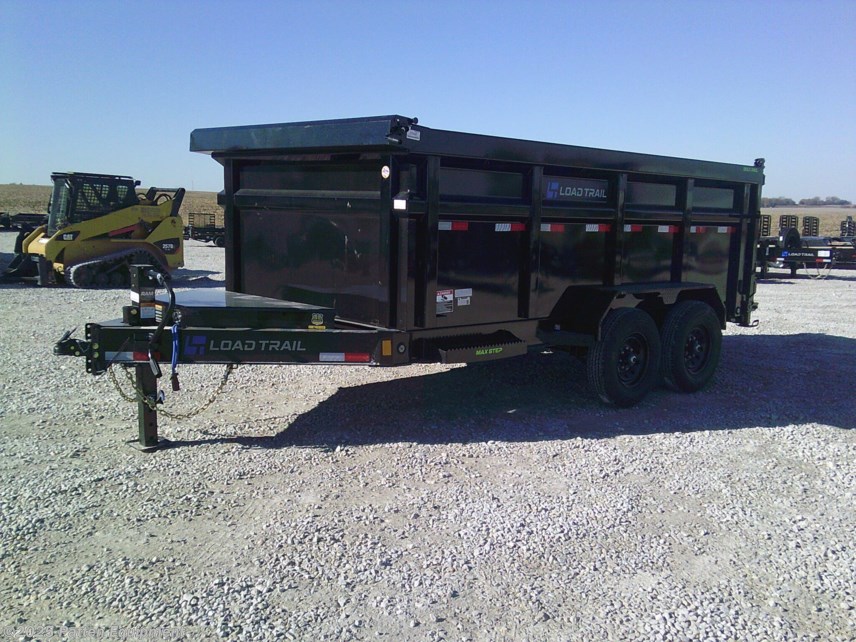 New 2026 Load Trail DL 83" x 14' Tandem Axle Dump Low-Pro Dump Trailer available in Urbana, Iowa