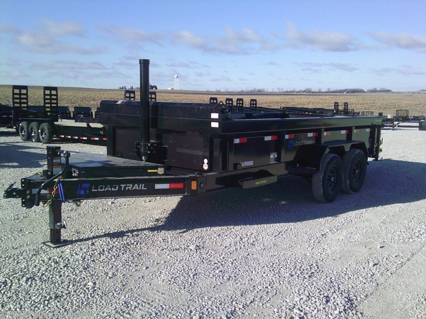 New 2026 Load Trail DL 83" x 16' Tandem Axle Dump Low-Pro Dump Trailer available in Urbana, Iowa