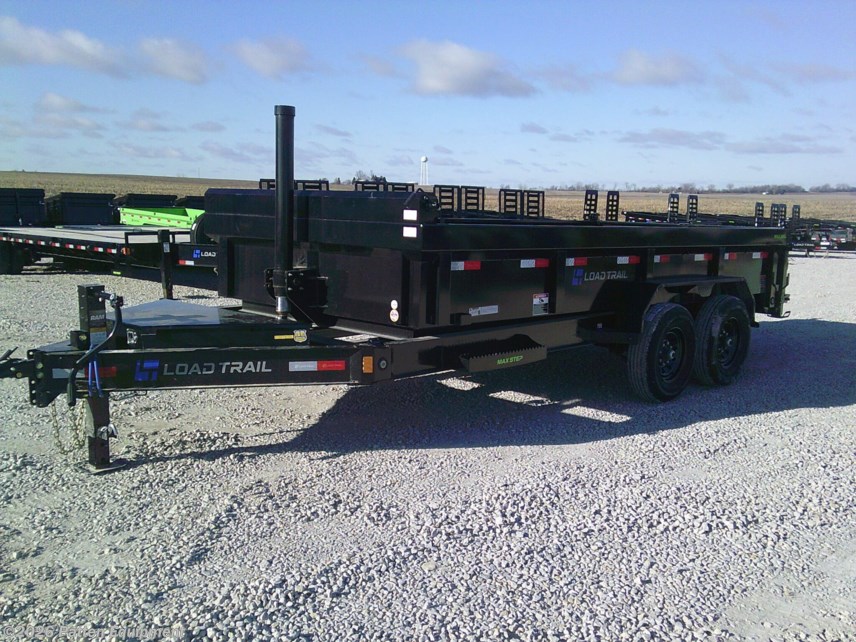 New 2026 Load Trail DL 83" x 16' Tandem Axle Dump Low-Pro Dump Trailer available in Urbana, Iowa