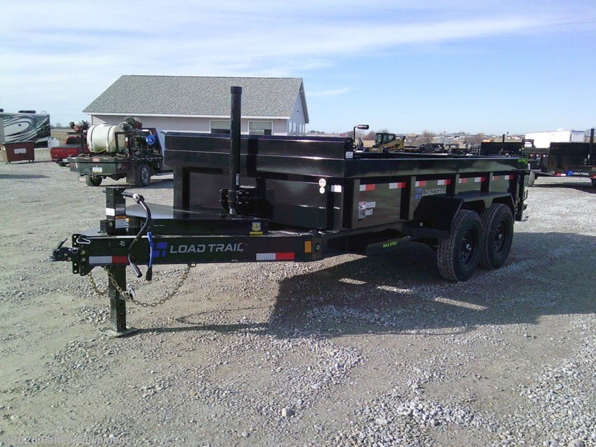 New 2026 Load Trail DL 83" x 14' Tandem Axle Dump Low-Pro Dump Trailer available in Urbana, Iowa