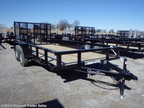 New 2023 Quality Trailers by Quality Trailers, Inc. B Tandem 16' For Sale by Bennett Trailer Sales available in Salem, Ohio
