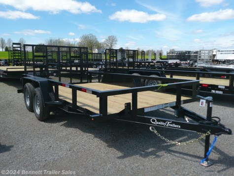 New 2024 Quality Trailers B Tandem 14' For Sale by Bennett Trailer Sales available in Salem, Ohio