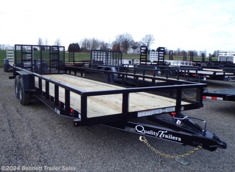 New 2024 Quality Trailers B Tandem 24' Pro For Sale by Bennett Trailer Sales available in Salem, Ohio
