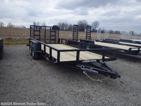 New 2023 Quality Trailers by Quality Trailers, Inc. B Tandem 18' Pro For Sale by Bennett Trailer Sales available in Salem, Ohio