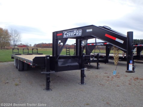 New 2024 CornPro 20 + 5 (10 Ton) Flatbed For Sale by Bennett Trailer Sales available in Salem, Ohio