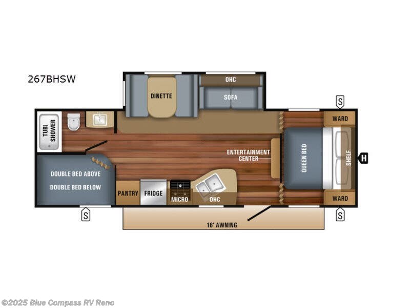 Call now about this 2018 Jayco Jay Flight 267BHSW! 2018 Jayco Jay Flight 267BHSW - Used Travel Trailer For Sale by Blue Compass RV Reno in Reno, Nevada features Slideout