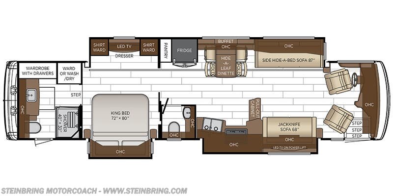 Floorplan of 2025 Newmar Dutch Star 4081