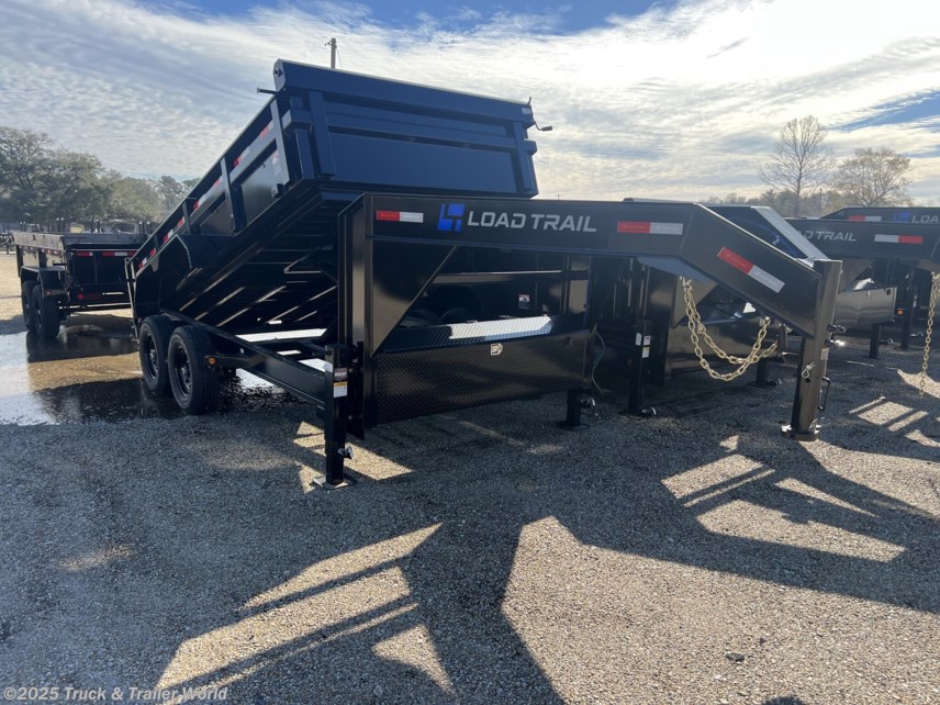 New 2024 Load Trail DG 83" x 14' Tandem Axle Gooseneck Low-Pro Dump Trail available in Denham Springs, Louisiana