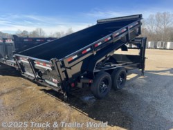 2024 DG 83" x 14' Tandem Axle Gooseneck Low-Pro Dump Trail by Load Trail from Truck & Trailer World in Denham Springs, Louisiana