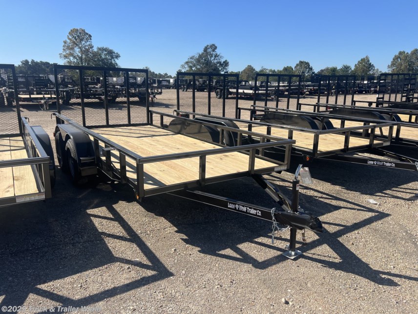 New 2025 Lone Wolf Trailers 77' x 14' Tandem Axle Utility available in Denham Springs, Louisiana