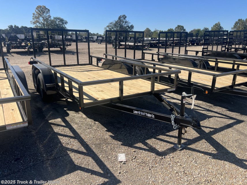 New 2025 Lone Wolf Trailers 77' x 14' Tandem Axle Utility available in Denham Springs, Louisiana